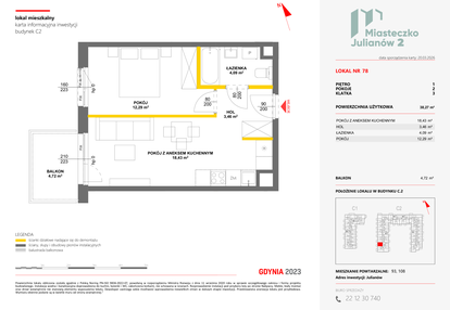 Mieszkanie w inwestycji: Miasteczko Julianów etap 2