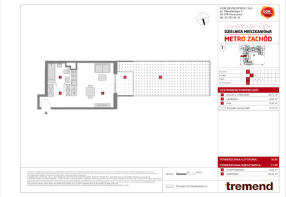 Mieszkanie w inwestycji: Dzielnica Mieszkaniowa Metro Zachód - etap 8.2