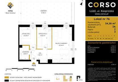 Mieszkanie w inwestycji: Corso etap 2