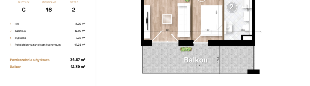 Mieszkanie w inwestycji: Krzesławickie Tarasy