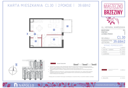 Mieszkanie w inwestycji: Miasteczko Brzeziny II