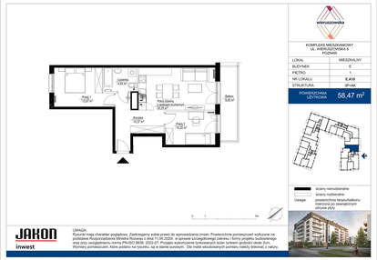 Mieszkanie w inwestycji: Wieruszowska E