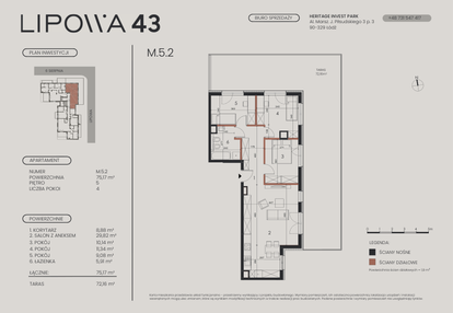 Mieszkanie w inwestycji: Lipowa 43