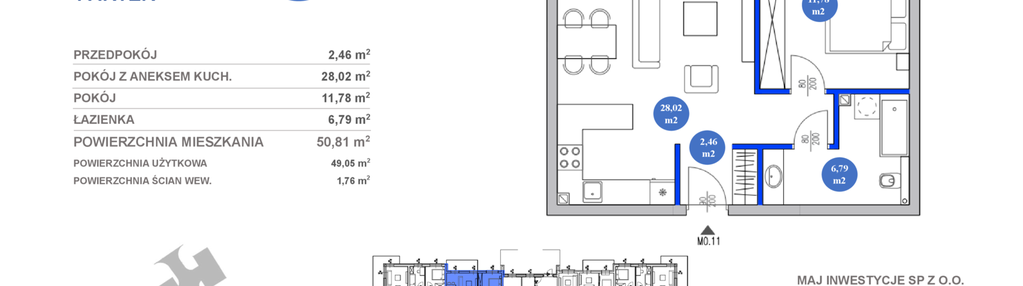Mieszkanie w inwestycji: Osiedle Majowe 2.0 etap II