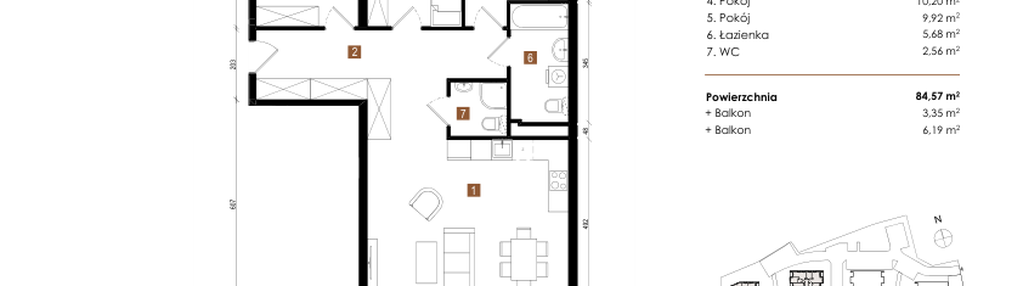 Mieszkanie w inwestycji: Apartamenty Sudetia