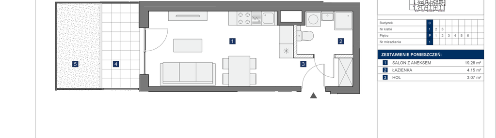 Mieszkanie w inwestycji: Osiedle Bokserska 71 Etap 2 Faza 2