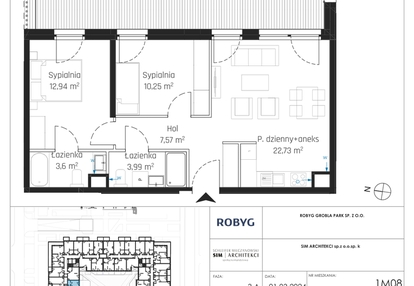 Mieszkanie w inwestycji: Nadmotławie Apartments etap J