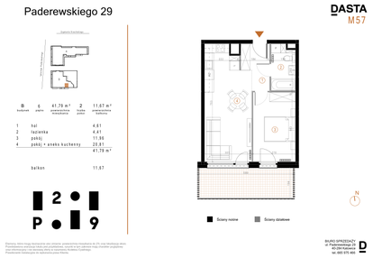 Mieszkanie w inwestycji: Paderewskiego 29