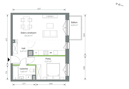 Mieszkanie w inwestycji: Oliwska Vita