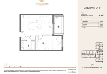 Mieszkanie w inwestycji: Waterlane Vibe