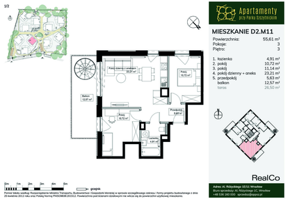 Mieszkanie w inwestycji: Apartamenty przy Parku Szczytnickim