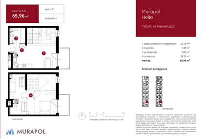 Mieszkanie w inwestycji: Murapol Helio