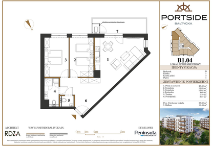 Mieszkanie w inwestycji: Portside Bałtycka