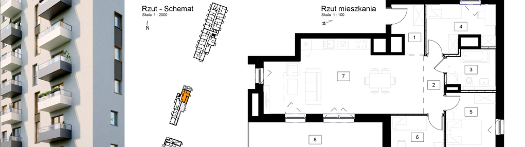 Mieszkanie w inwestycji: Osiedle Kochanowskiego - Gliwice