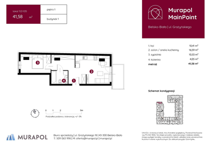Mieszkanie w inwestycji: Murapol MainPoint