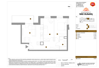 Mieszkanie w inwestycji: Apartamenty nad Oławką etap II