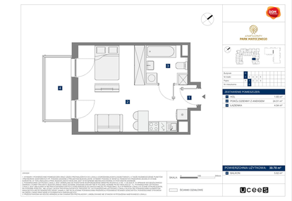 Mieszkanie w inwestycji: Apartamenty Park Matecznego Etap 2.2