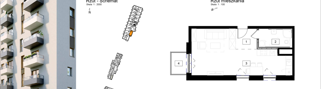 Mieszkanie w inwestycji: Osiedle Kochanowskiego - Gliwice