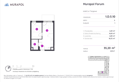 Mieszkanie w inwestycji: Murapol Forum
