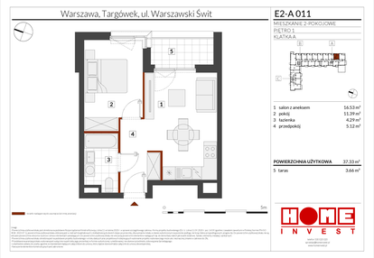 Mieszkanie w inwestycji: Warszawski Świt etap XI