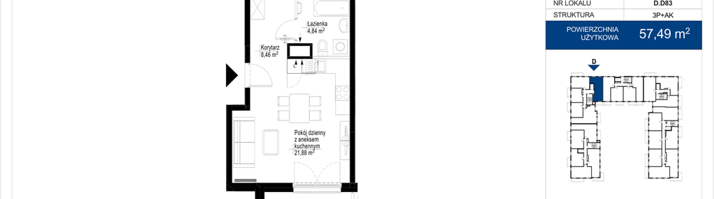 Mieszkanie w inwestycji: Wieruszowska D