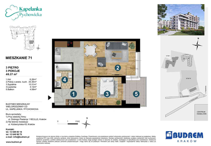 Mieszkanie w inwestycji: Kapelanka - Pychowicka - budynek CD