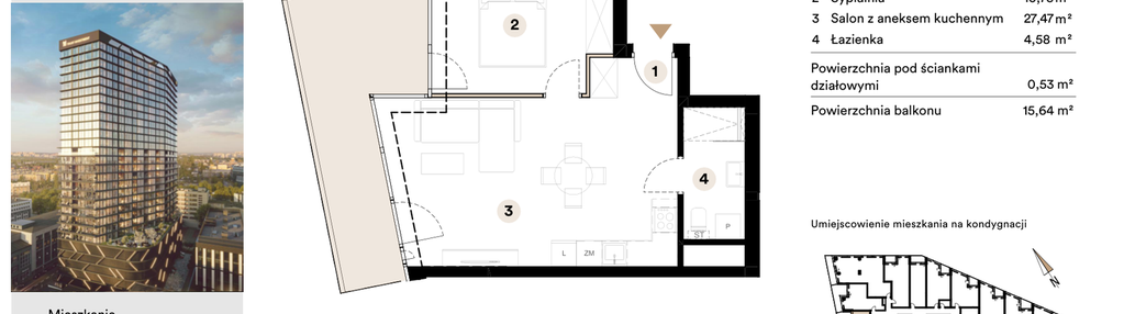 Mieszkanie w inwestycji: O27 Apartamenty Opolska