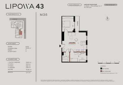 Mieszkanie w inwestycji: Lipowa 43