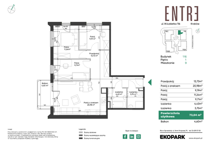 Mieszkanie w inwestycji: Entre