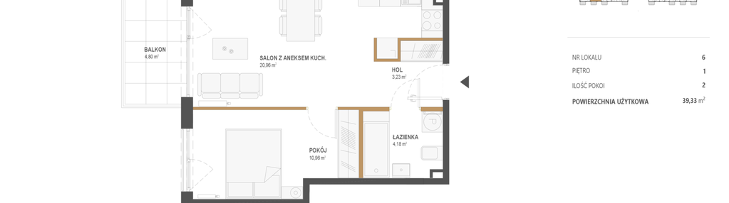 Mieszkanie w inwestycji: Popularna 35
