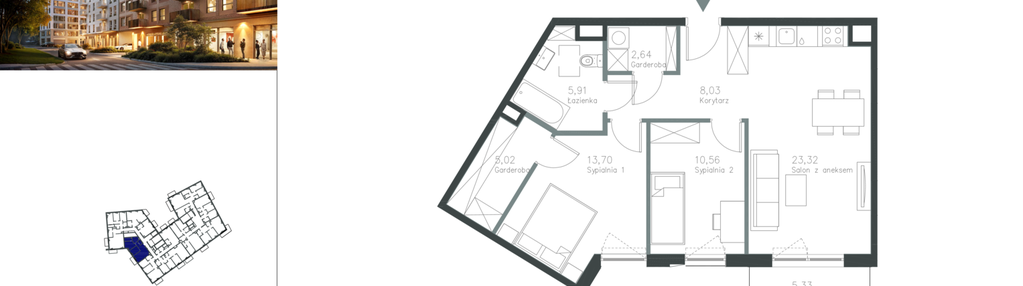 Mieszkanie w inwestycji: Piano