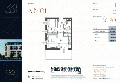 Mieszkanie w inwestycji: Kopcińskiego 33
