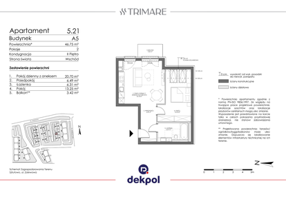 Mieszkanie w inwestycji: Trimare
