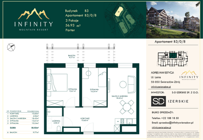 Mieszkanie w inwestycji: Infinity Mountain Resort