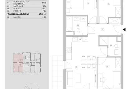 Mieszkanie w inwestycji: ATAL Bronowice