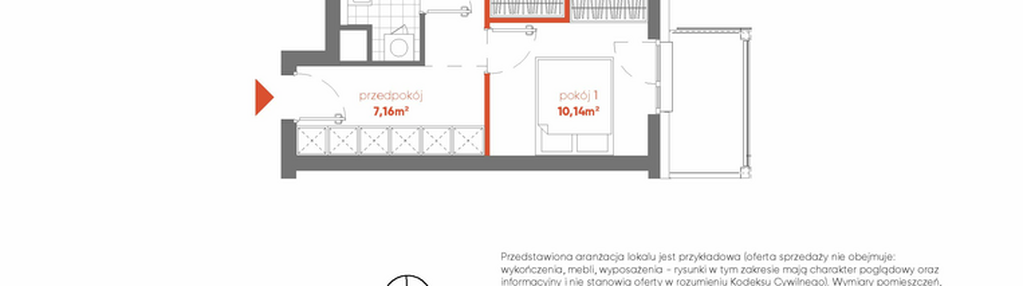 Mieszkanie w inwestycji: Pierwsza Dzielnica - etap III