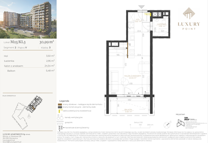 Mieszkanie w inwestycji: LUXURY POINT