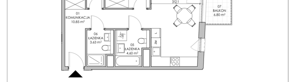 Mieszkanie w inwestycji: Skwer Harmonia II