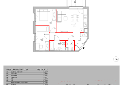 Mieszkanie w inwestycji: Warszawska 58A