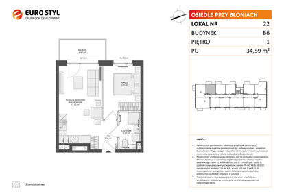 Mieszkanie w inwestycji: Osiedle Przy Błoniach 3 etap IV