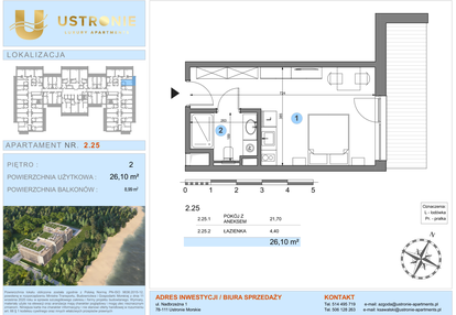 Mieszkanie w inwestycji: Ustronie Luxury Apartments