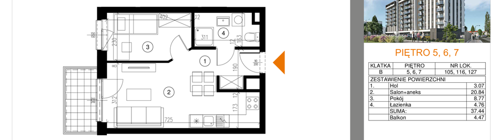 Mieszkanie w inwestycji: Osiedle Słoneczna