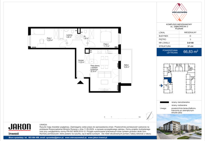 Mieszkanie w inwestycji: Wieruszowska D