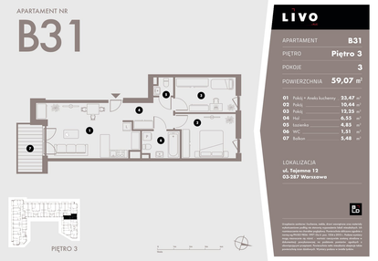 Mieszkanie w inwestycji: Livo