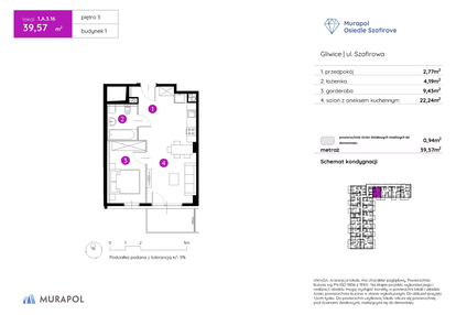 Mieszkanie w inwestycji: Murapol Osiedle Szafirove II