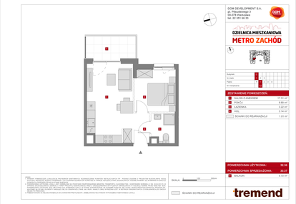 Mieszkanie w inwestycji: Dzielnica Mieszkaniowa Metro Zachód - etap 8.1