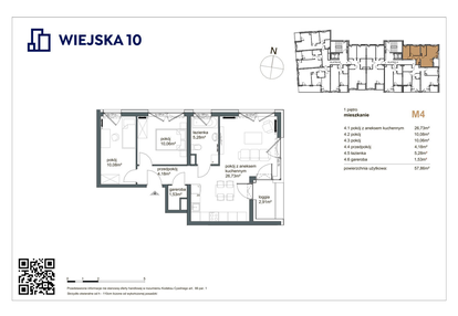 Mieszkanie w inwestycji: Wiejska 10