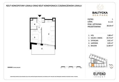 Mieszkanie w inwestycji: Bałtycka Sea Park