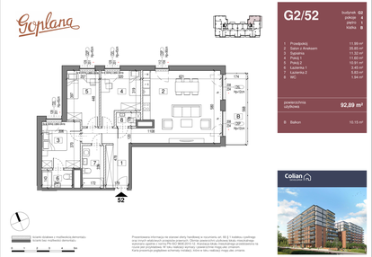 Mieszkanie w inwestycji: Goplana budynek G