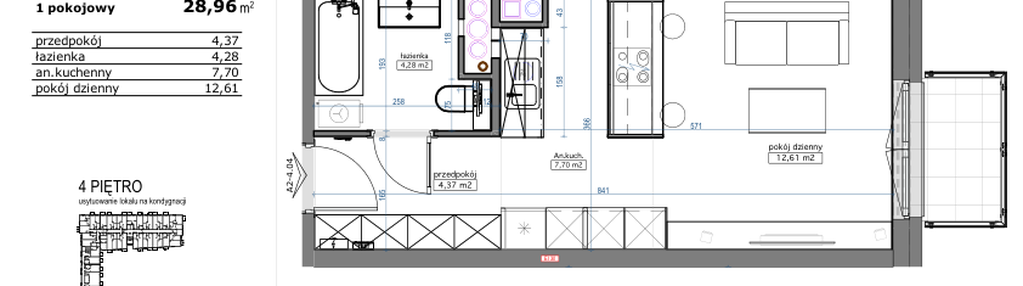 Mieszkanie w inwestycji: Naramowicka 172